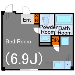 シェルブルー大井町の物件間取画像